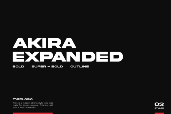 Akira Expanded Font Review and Download Guide