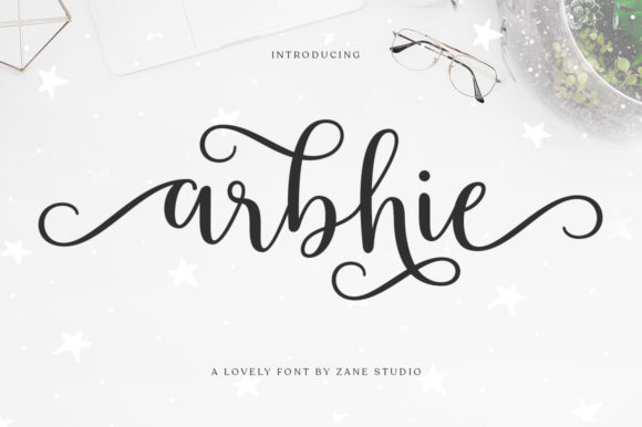 Arbhie: A Handwritten Font for Elegant Web Design
