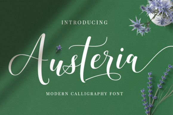 Austeria: A Dreamy Script Font for Creative Branding