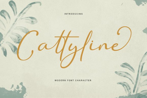 Cattyline: A Script Handwritten Font for Dynamic Brand Campaigns