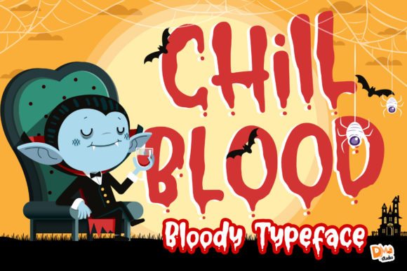Chill Blood Font for Handmade Creations and More