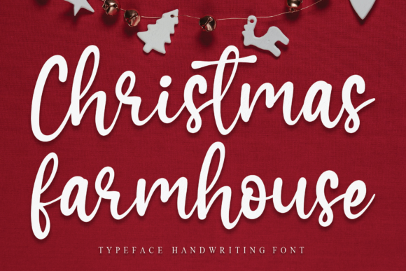 Christmas Farmhouse: A Joyful Script Font for Editorial Design