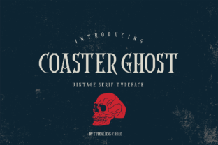 Coaster Ghost: A Vintage Serif Font for Bold Branding