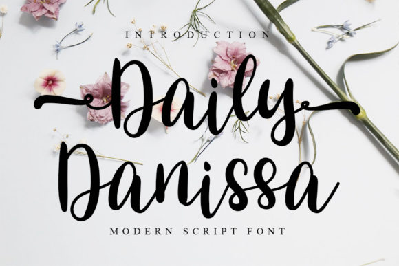 Daily Danissa: A Script Font for Bold Branding and Campaign Creativity