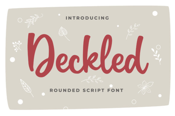 Deckled: A Script Handwritten Font That Elevates Brand Identity