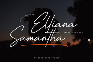 Elliana Samantha – Modern Script Font for Digital Design
