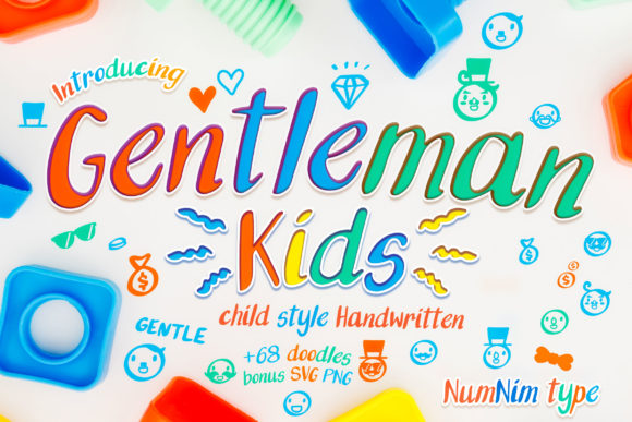 Gentleman Kids: A Script Handwritten Font for Creative Crafters