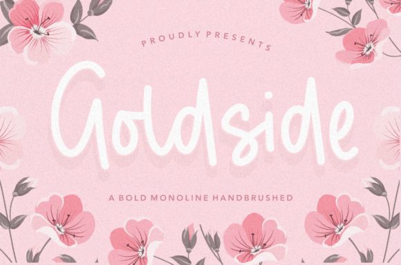 Goldside: Elevate Your Brand with a Bold Handwritten Font