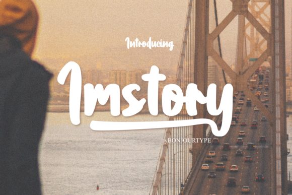Imstory: A Delicate Script Font for Romantic Design