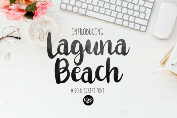 Laguna Beach Script Font for Handmade Creations