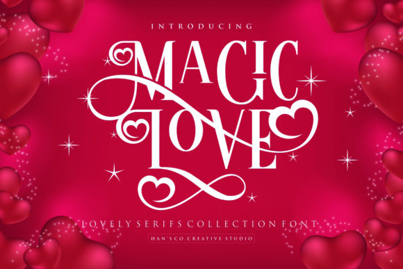 Magic Love: A Serif Font for Romantic Typography