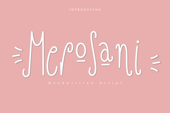 Merosani: A Script Font That Elevates Digital Branding