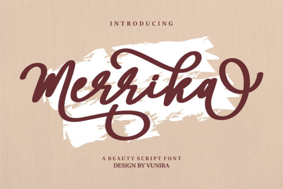 Merrika: A Handwritten Font for Elegant Branding