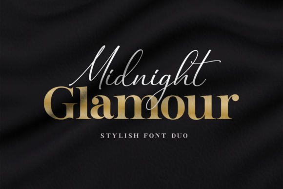 Midnight Glamour: Elevate Your Brand with a Timeless Font