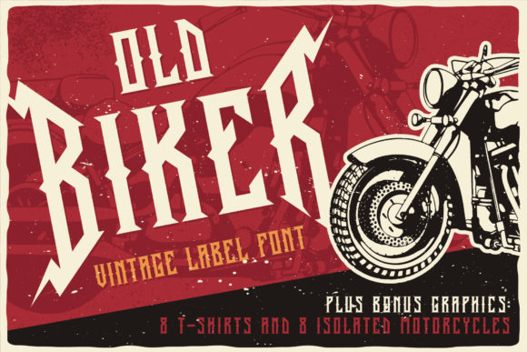 Old Biker: A Bold Blackletter Font for Editorial Design