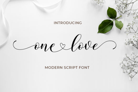 One Love: A Handwritten Font for Engaging Brand Campaigns