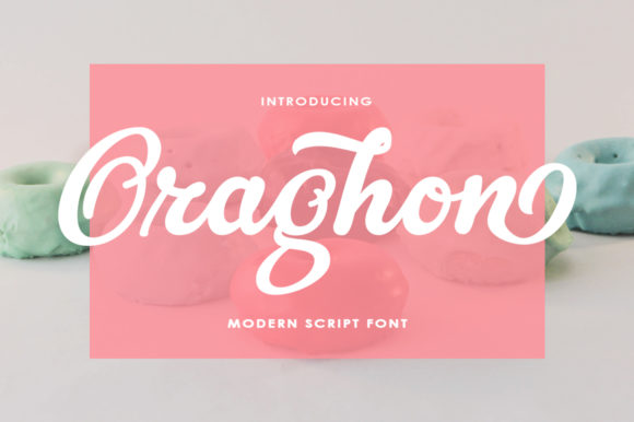 Oraghon: A Handwritten Font for Creative Craft Projects