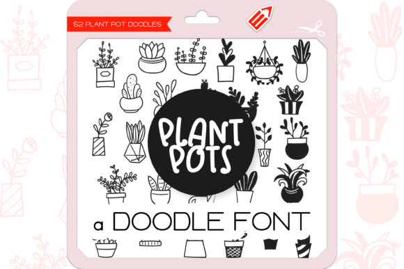 Plant Pots Font for Creative Campaigns and Branding