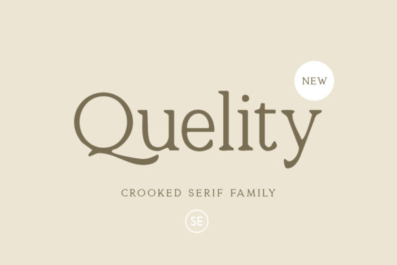 Quelity: A Simple Serif Font for Modern Branding