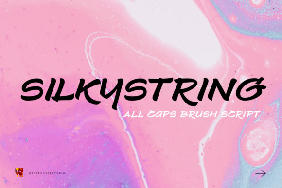 Silkystring – A Handwritten Font for Creative Projects