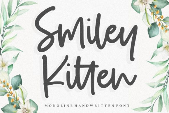 Smiley Kitten: A Sweet Handwritten Font for Business Branding