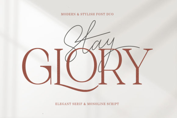 Stay Glory: A Versatile Script Font for Modern Editorial Design