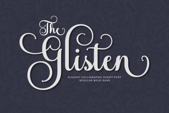 The Glisten: A Delicate Handwritten Font for Elegant Branding