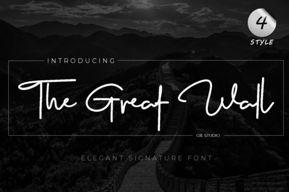 The Great Wall Font for Polished Branding and Creative Projects