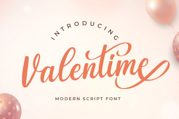 Valentime Font: A Beautiful Handwritten Script for Design Projects