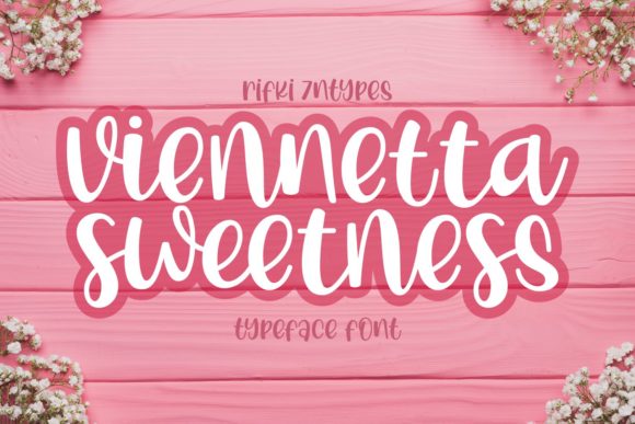 Viennetta Sweetness: A Whimsical Script Font for Creative Makers