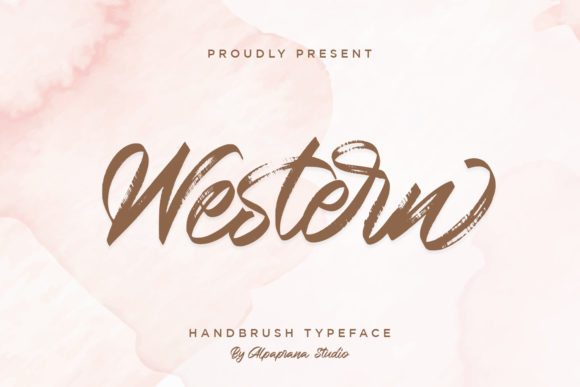 Western Font for Romantic Branding and Personalized Design