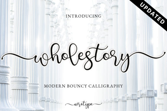 Wholestory: A Script Handwritten Font for Elegant Campaign Design